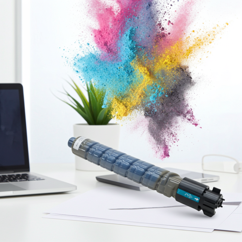 Cyan Generic Ricoh MP C300 Toner Cartridge (841725) - Made in Japan/USA