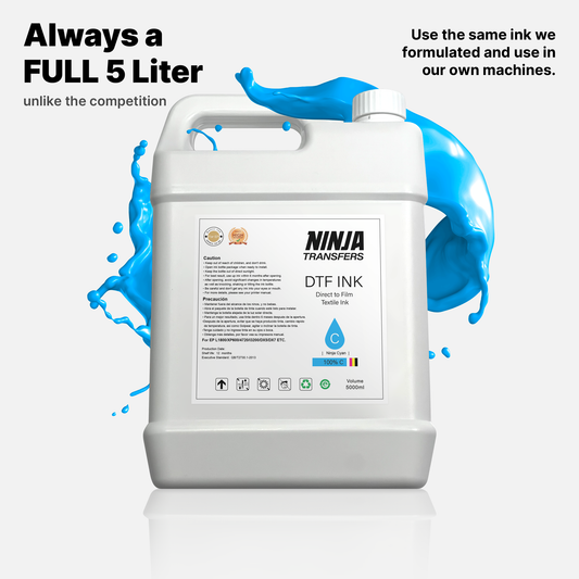 Ninja Transfers - Premium DTF Cyan Ink