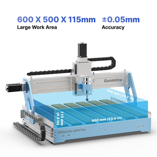 Genmitsu - PROVerXL Heavy-Duty 6050 Plus Benchtop CNC Router Machine