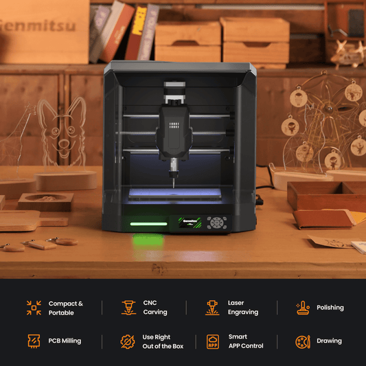 Genmitsu - Cubiko Smart Desktop CNC Router & Engraver