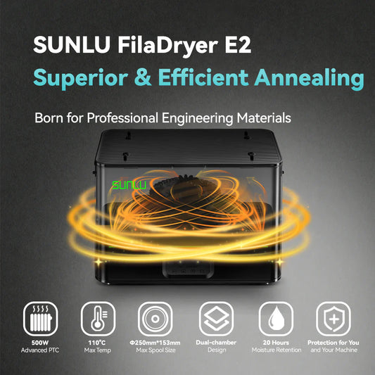 SunLu 2-in-1 3D Filament Dryer & Annealer Box Up to 110°C
