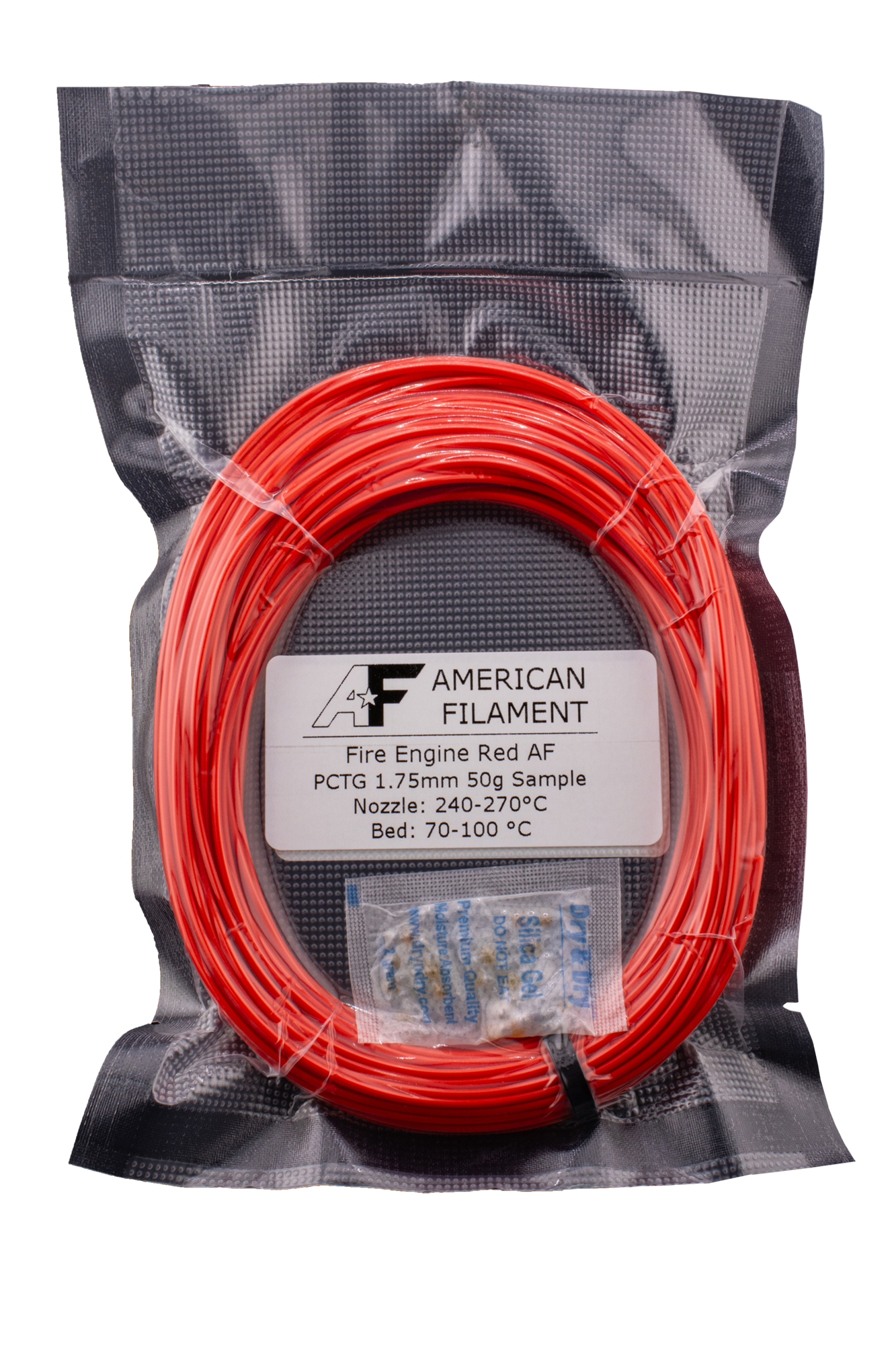 American Filament - Tough Professional PCTG Filament | Fire Engine Red, 1.75mm (1kg)