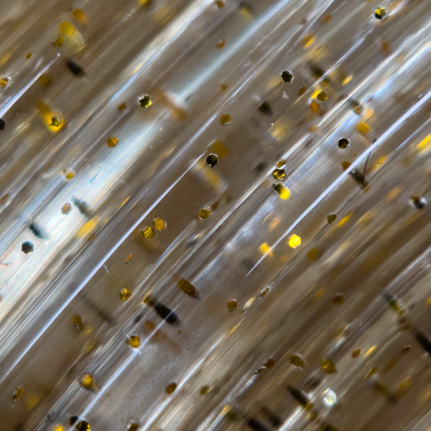 Cookiecad - Gold Dust Clear Translucent Gold Glitter PLA Filament (1.75mm, 1kg)