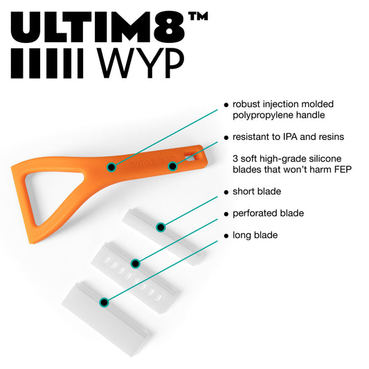 ULTIM8™ WYP - Ultimate Silicone Spatula & Mixing Tool for Resin 3D Printing