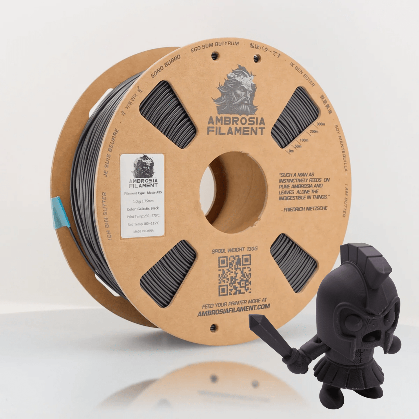AMBROSIA - ABS Matte Filament of the Gods - 1KG
