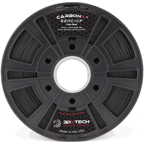 3DXTech CarbonX ezPC+CF Carbon Fiber Polycarbonate Filament (750g) - Made in USA