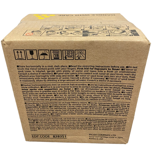 Yellow Ricoh C5100s Toner Cartridge (828351) Genuine