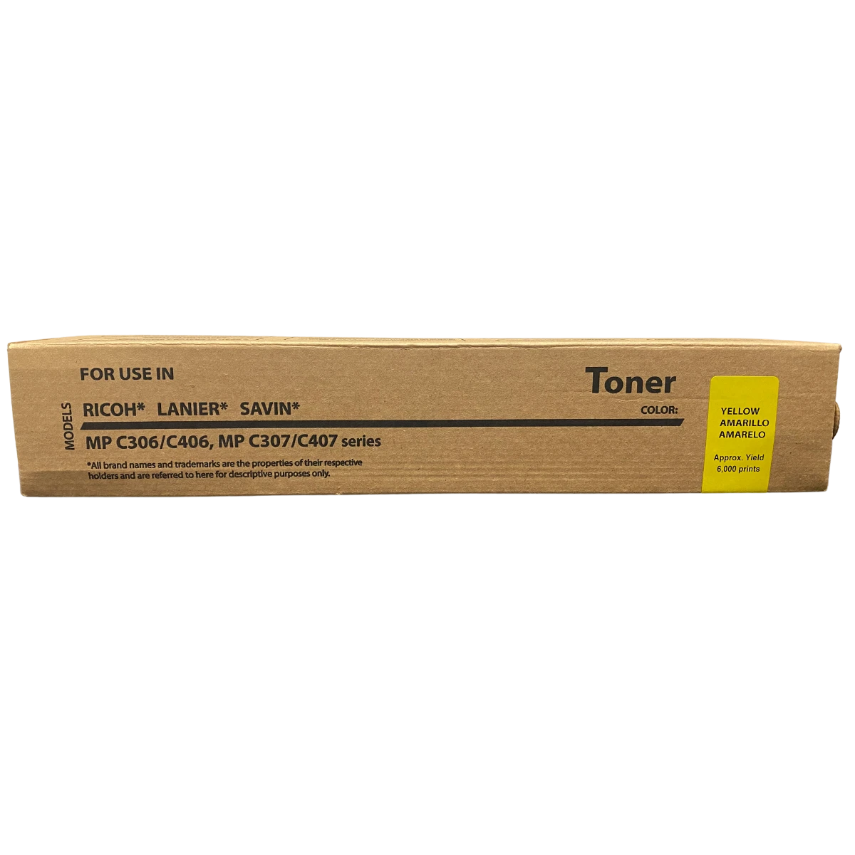 Yellow Generic Ricoh 842094 MP C406 Toner Cartridge - Made in Japan/USA