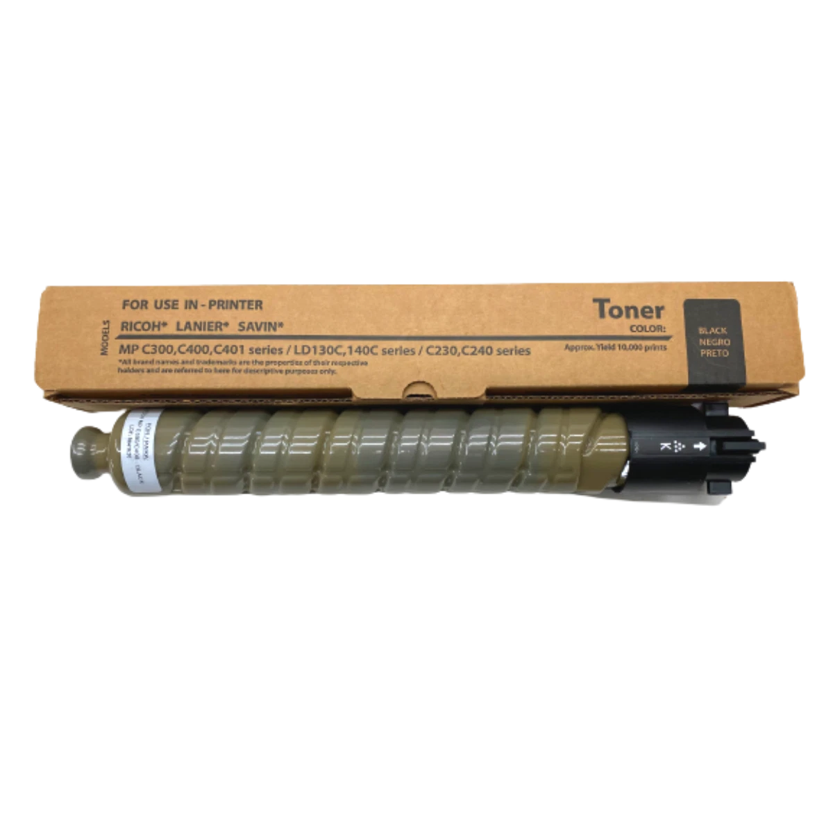 Black Generic Ricoh MP C401 Toner Cartridge (841724) - Made in Japan/USA