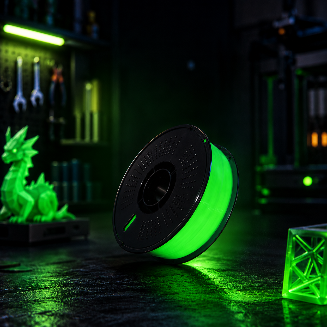 Glow-in-the-Dark 3D Filaments