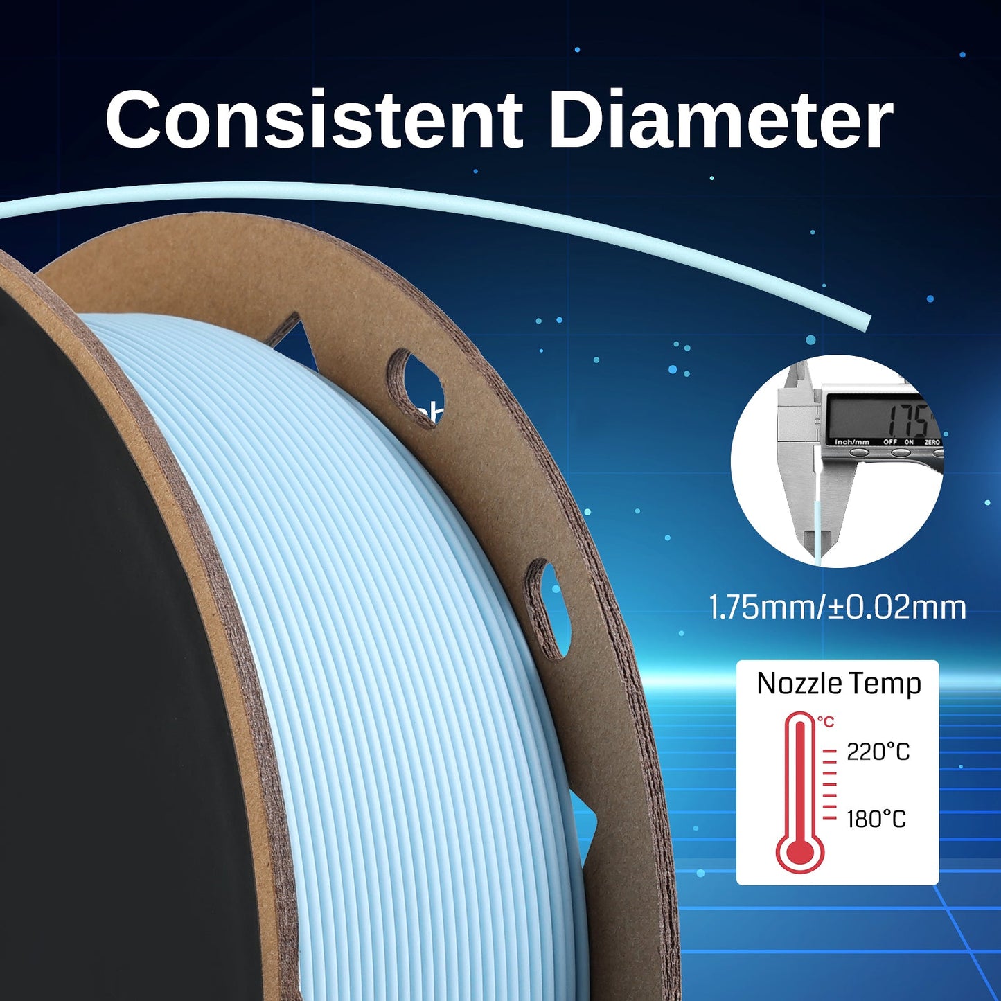 SainSmart - GT-3 High Speed Matte PLA Filament 1.75mm 1KG