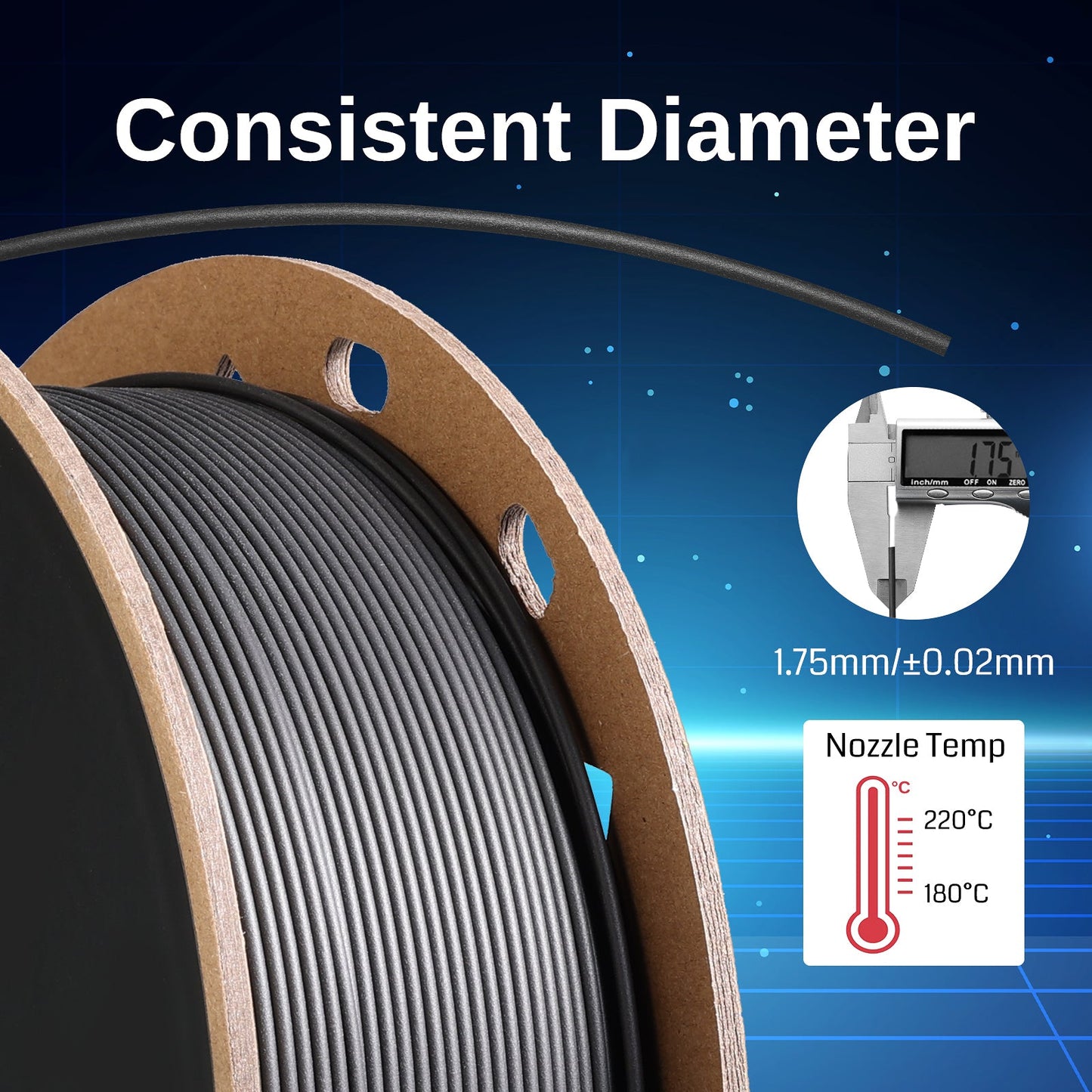 SainSmart - GT-3 High Speed Matte PLA Filament 1.75mm 1KG