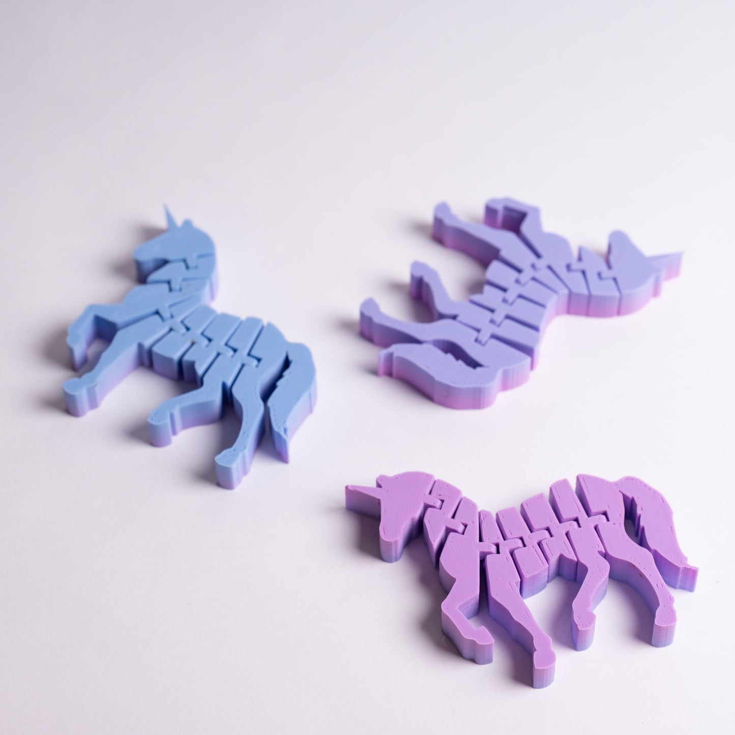 Cookiecad - Unicorn 🦄 (pink → blue → purple) PLA Filament 1.75mm, 1kg