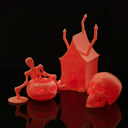 SainSmart - Glow-in-the-dark Red 1.75mm PRO-3 PETG Filament 1kg