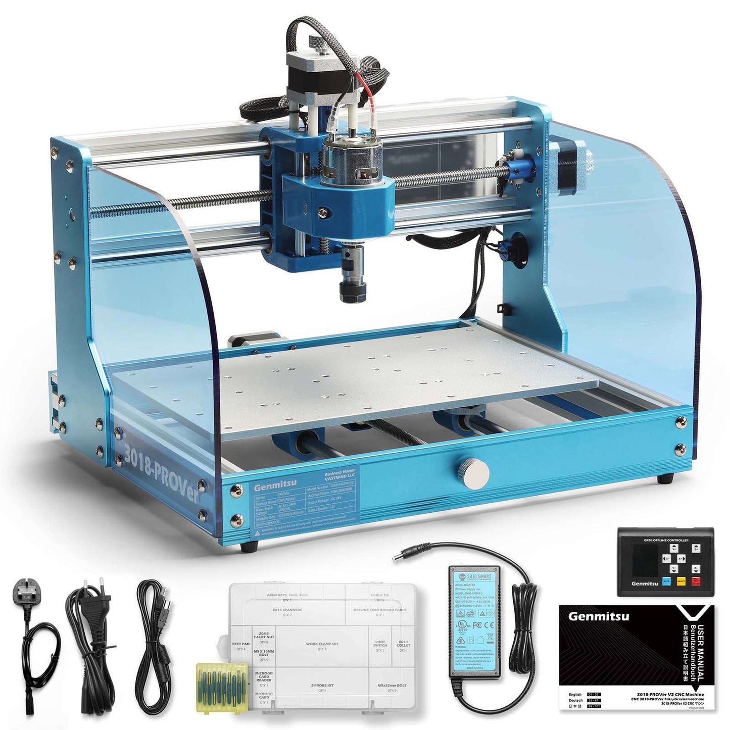Genmitsu - 3018-PROVer V2 Desktop CNC Router Kit