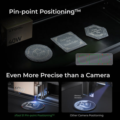 xTool - S1 + 1064nm IR Laser Kit: Enclosed Diode Laser Engraver & Cutter