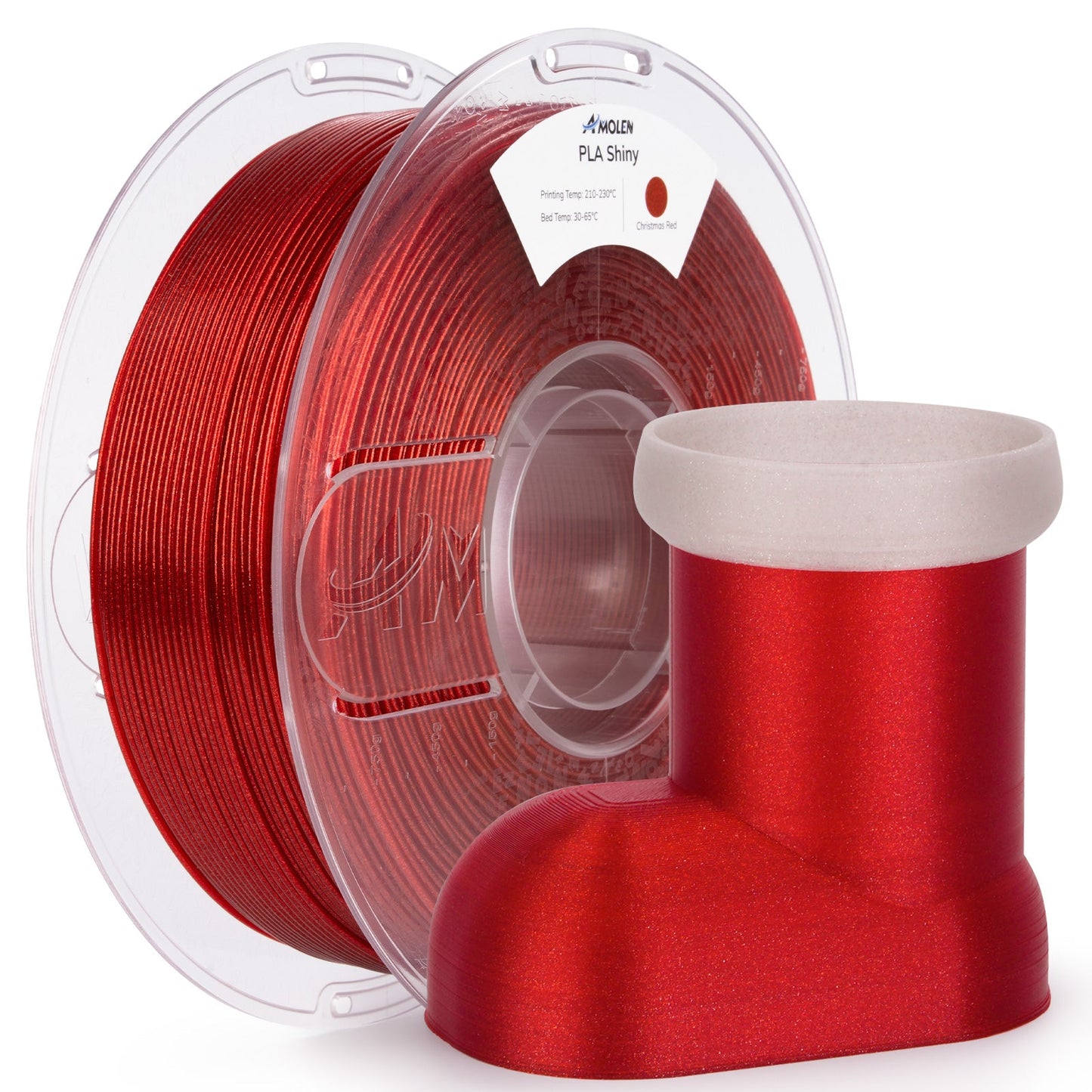 Amolen - PLA Shiny Glitter 1.75mm, 1KG/2.2LB
