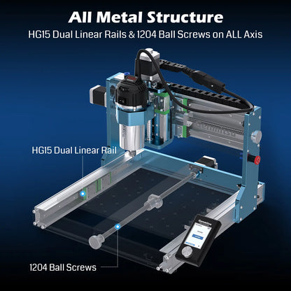 Genmitsu - 3030-PROVer Ultra Desktop CNC Router Kit - High Precision Metalworkingn