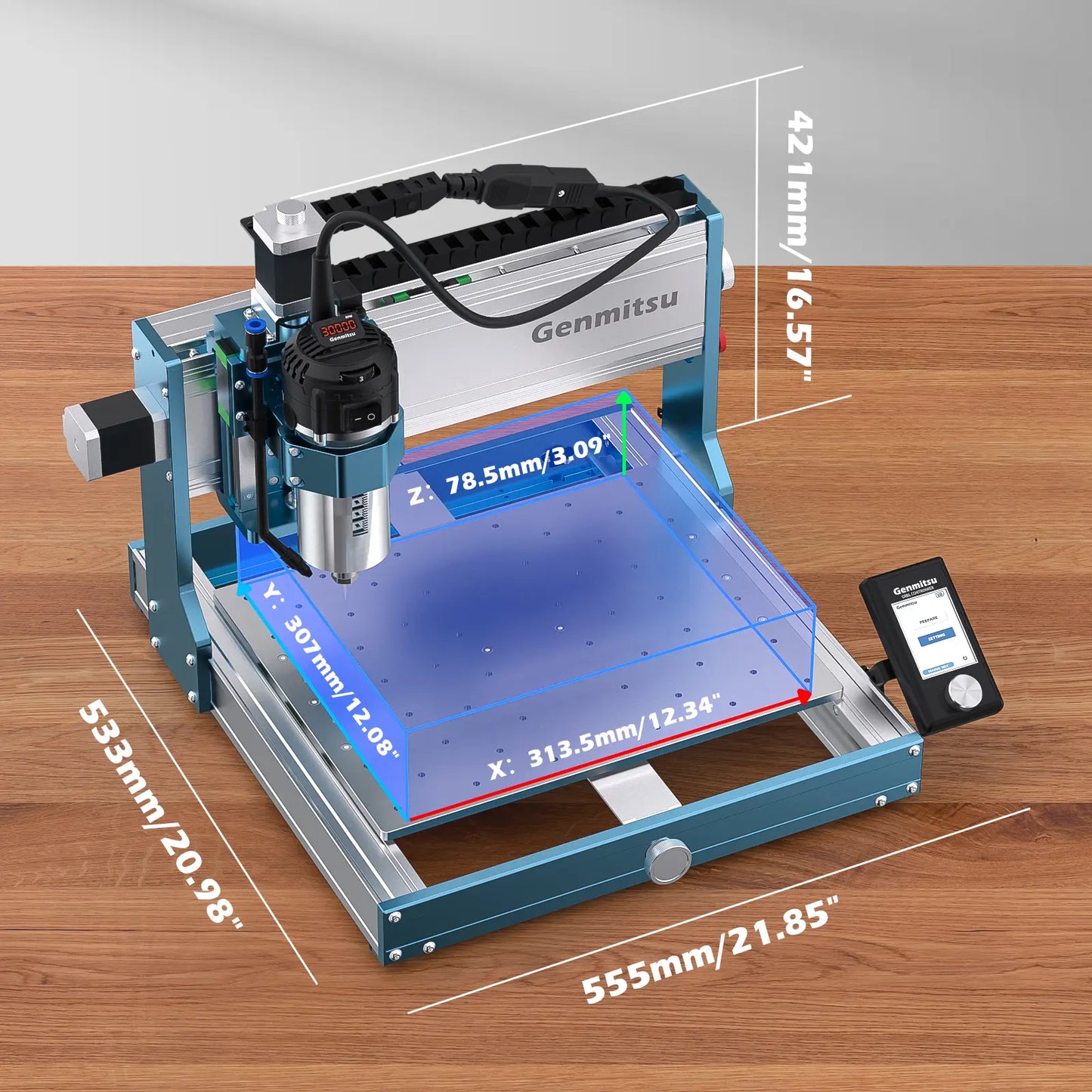 Genmitsu - 3030-PROVer Ultra Desktop CNC Router Kit - High Precision Metalworkingn