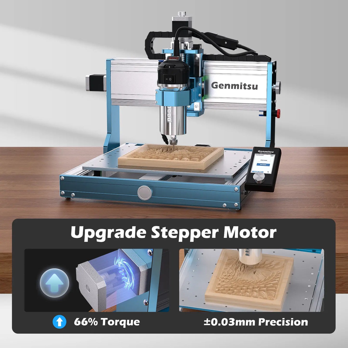 Genmitsu - 3030-PROVer Ultra Desktop CNC Router Kit - High Precision Metalworkingn