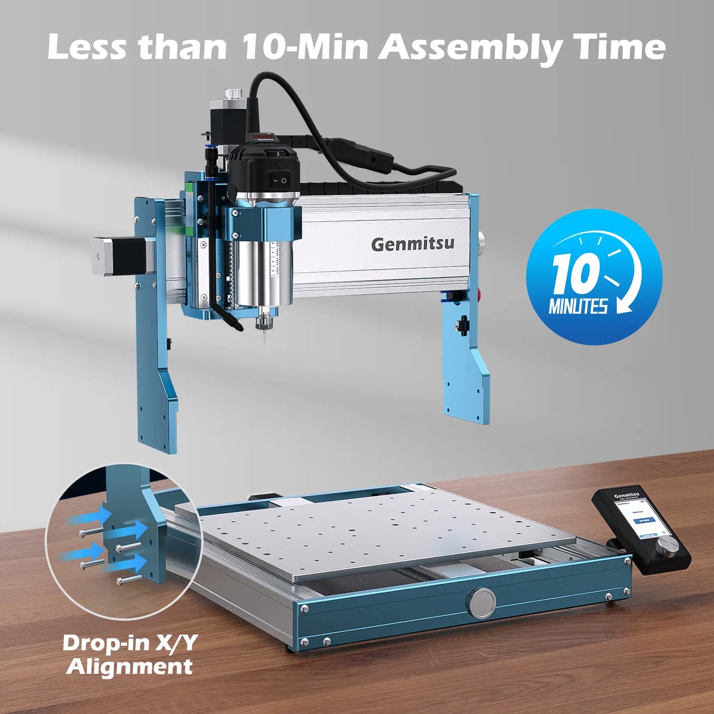 Genmitsu - 3030-PROVer Ultra Desktop CNC Router Kit - High Precision Metalworkingn