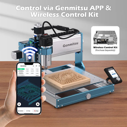 Genmitsu - 3030-PROVer Ultra Desktop CNC Router Kit - High Precision Metalworkingn