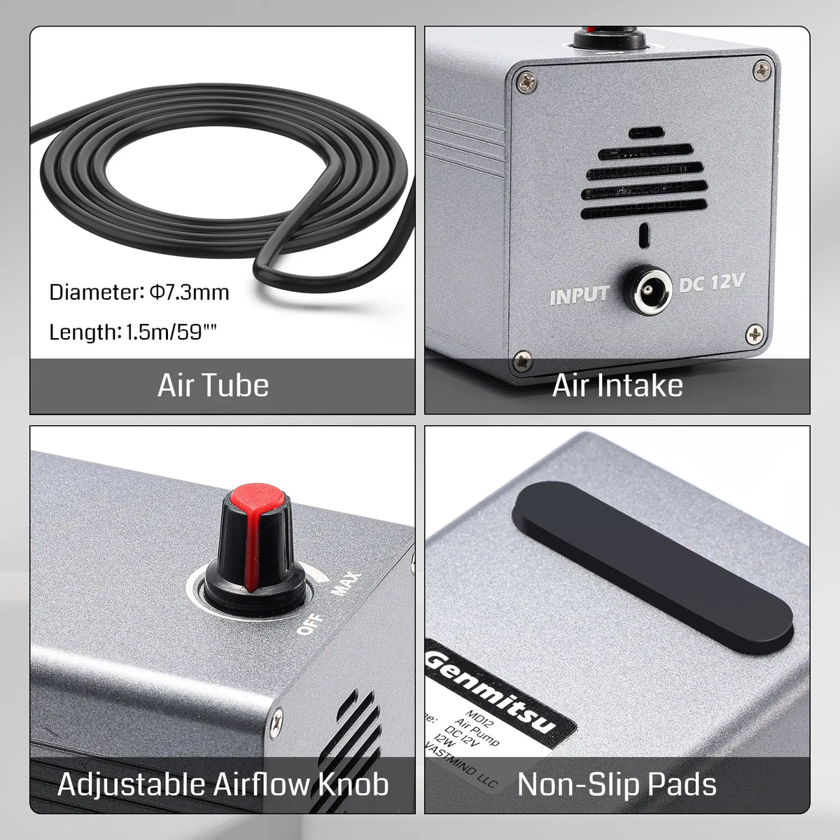 Air Assist Pump for Laser Cutter - Genmitsu Kortek & Most CNC/Laser Engravers