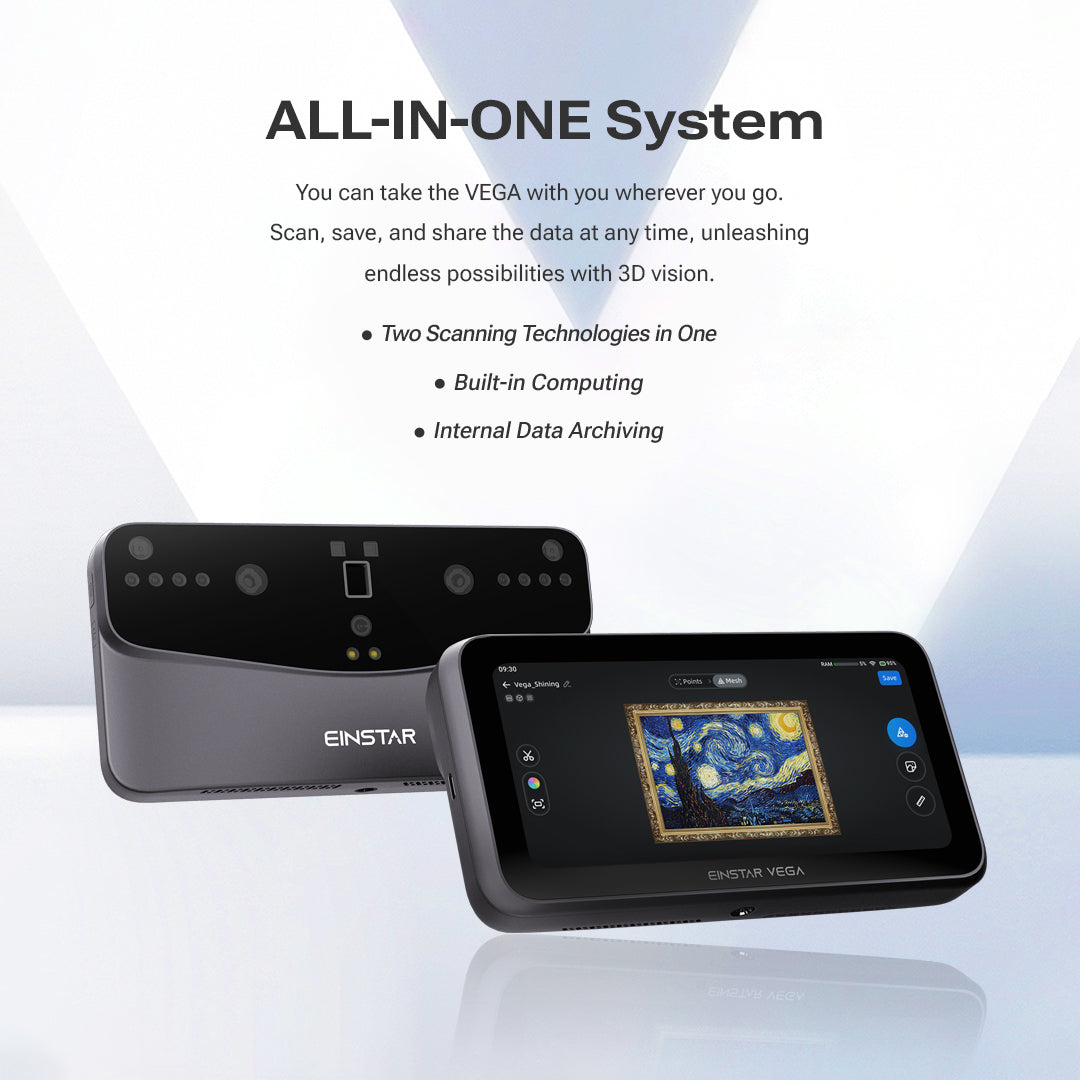EINSTAR - VEGA-Wireless All-In-One 3D Scanner