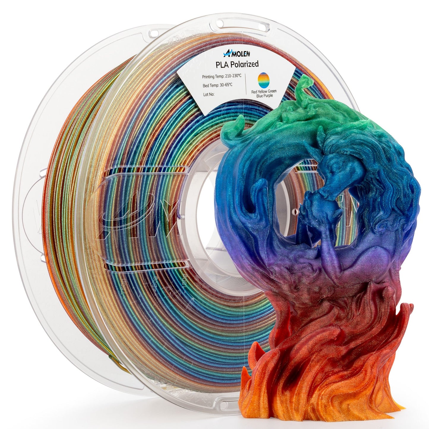 Amolen - PLA Galaxy / Sparkle & Shiny 1.75mm, 1KG/2.2LB