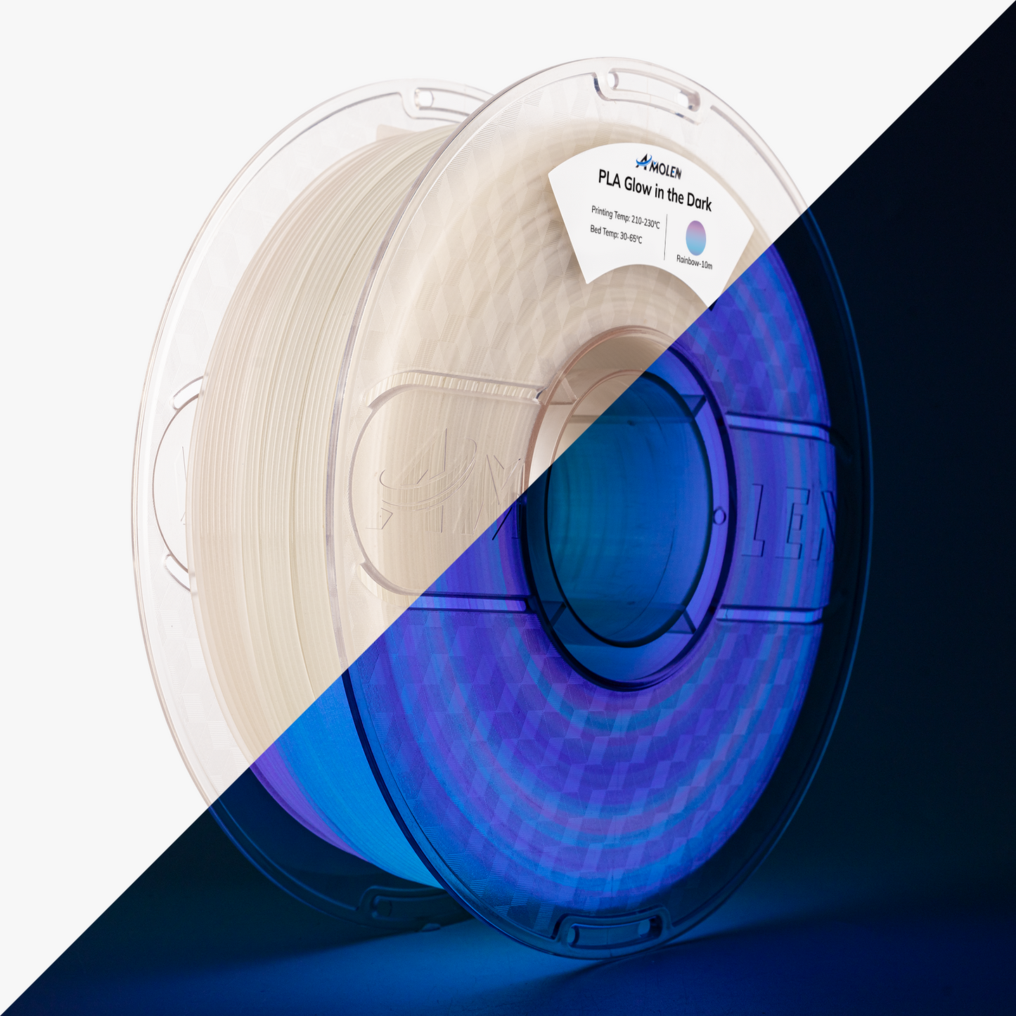 Amolen - PLA Glow-in-the-Dark 1.75mm, 1KG/2.2LB