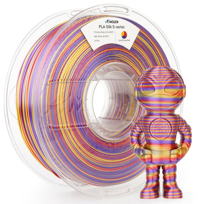 Amolen - PLA Silk S-Series Filament 1.75mm, 1KG/2.2LB