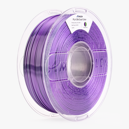 Amolen - PLA Silk Dual Color Filament 1.75mm, 1KG/2.2LB