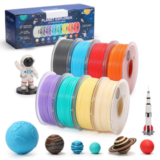 SainSmart - Precision High-Speed PLA 8-Color Mini Spool Bundle Filament 1.75mm
