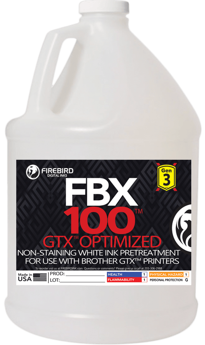 Firebird Ink - FBX-100 Gen3 GTX Optimized DTG Pretreatment