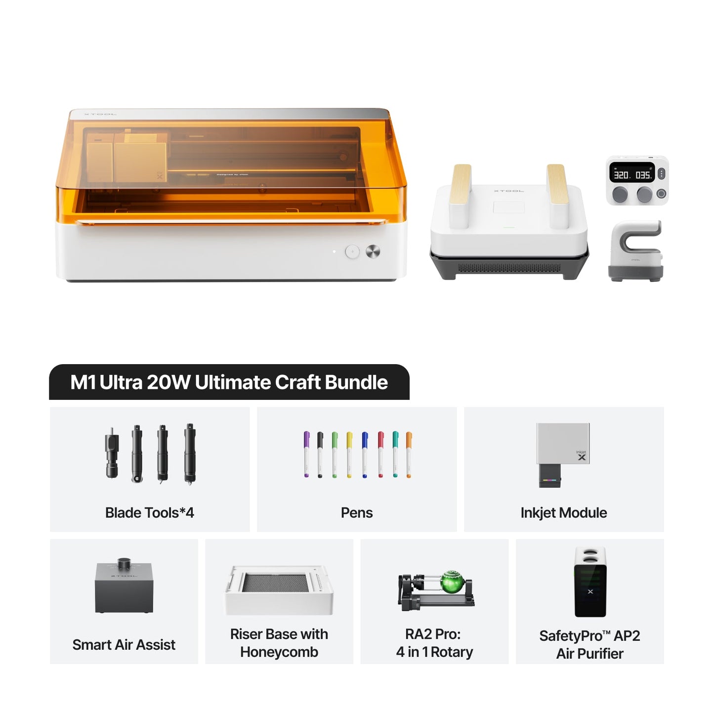 xTool - M1 Ultra: The World's First 4-in-1 Craft Machine
