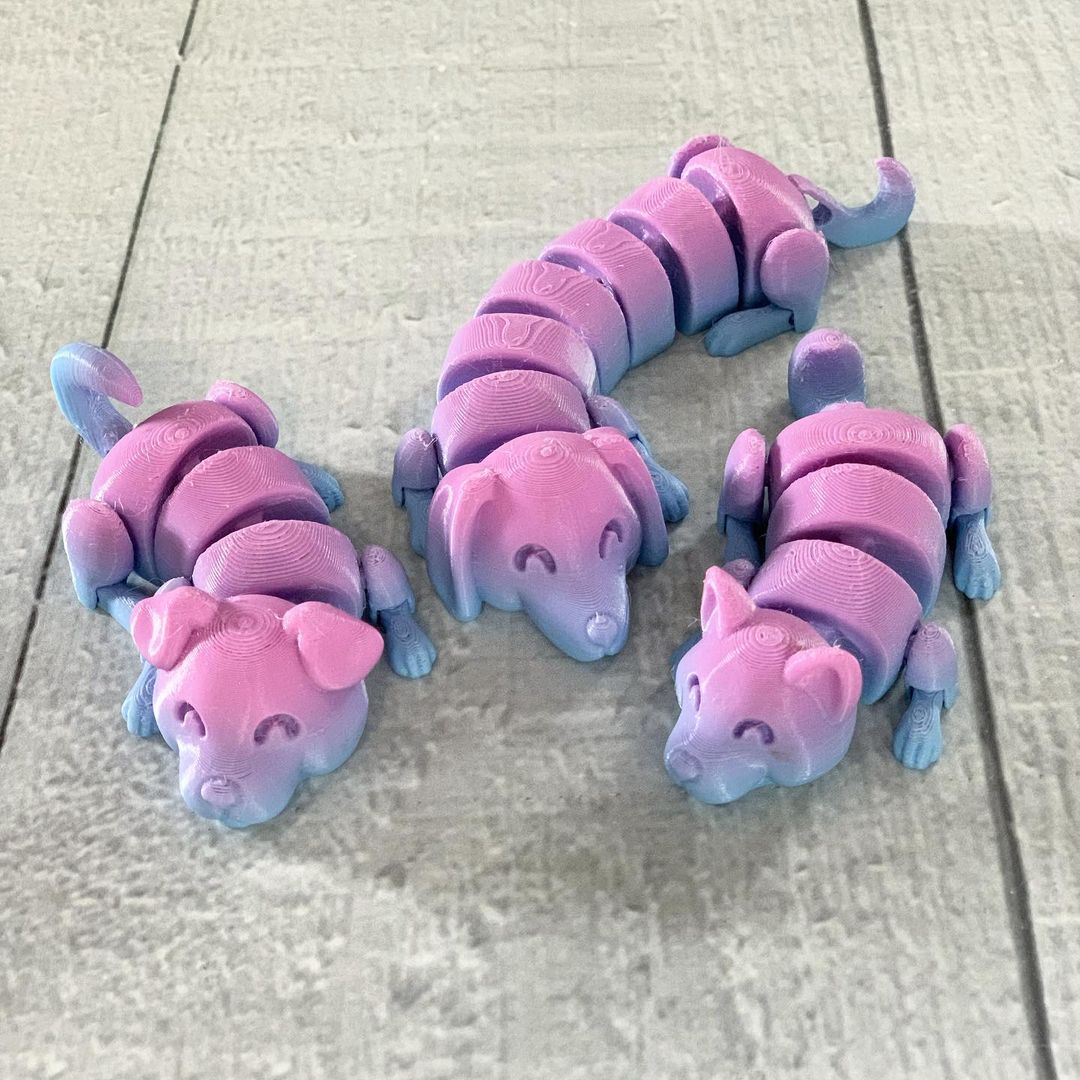 Cookiecad - Unicorn 🦄 (pink → blue → purple) PLA Filament 1.75mm, 1kg
