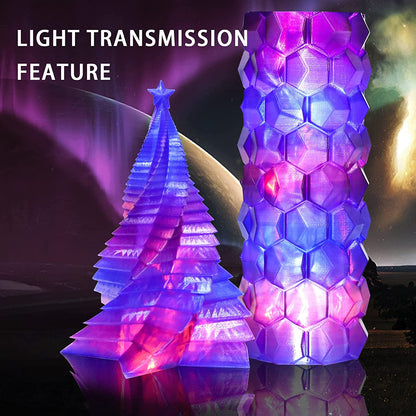 Amolen - PLA Crystal-Transparent Gradient Variety Pack (4x200g)