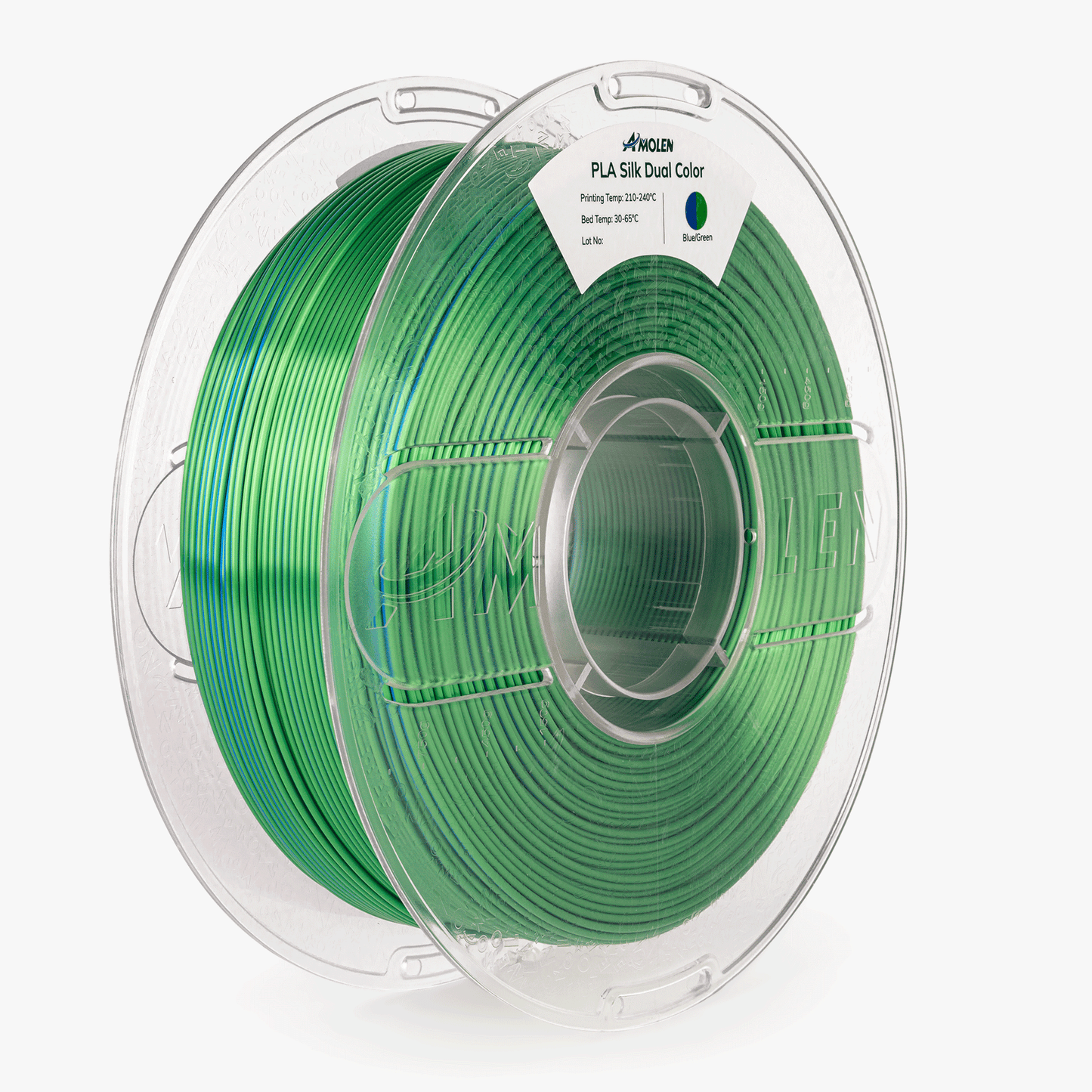 Amolen - PLA Silk Dual Color Filament 1.75mm, 1KG/2.2LB