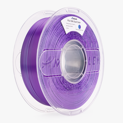 Amolen - PLA Silk Dual Color Filament 1.75mm, 1KG/2.2LB