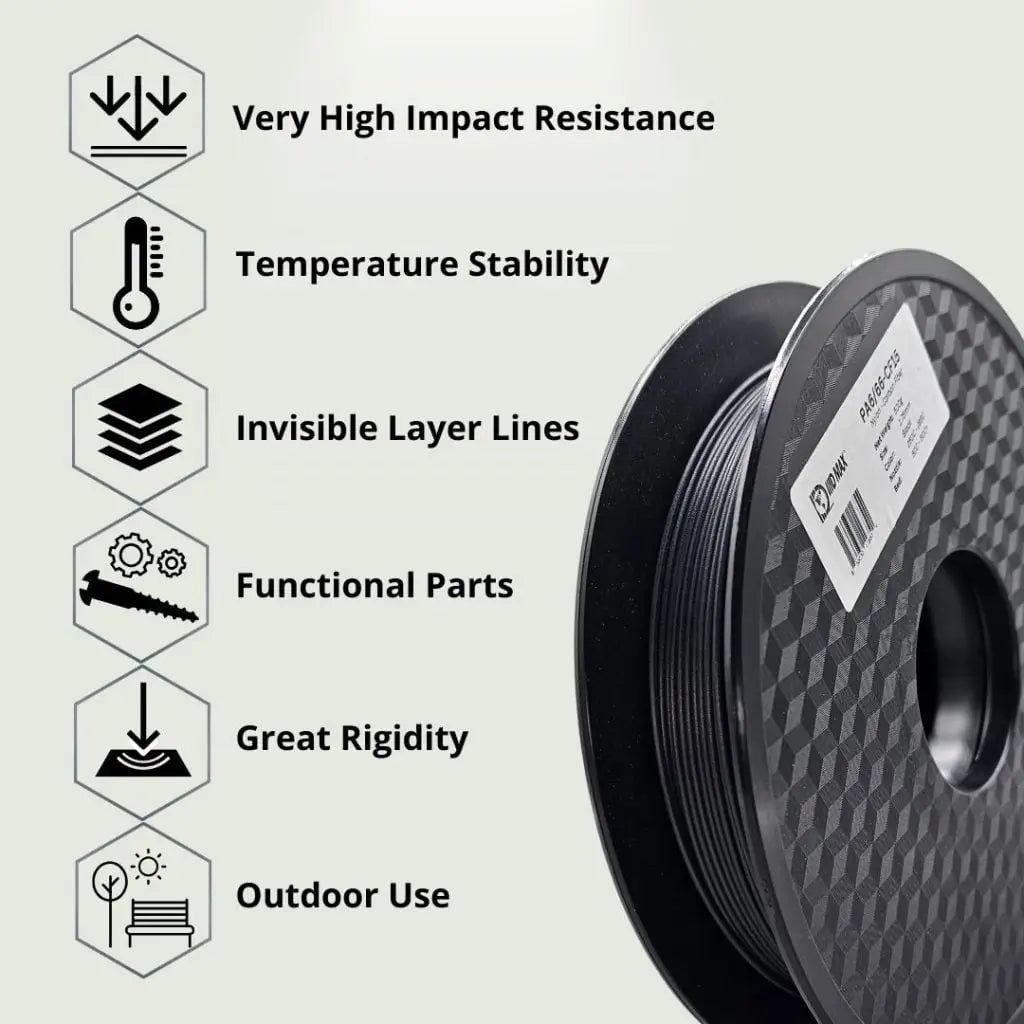 IIID Max - FiberX PA6/66+CF15 500gr Filament