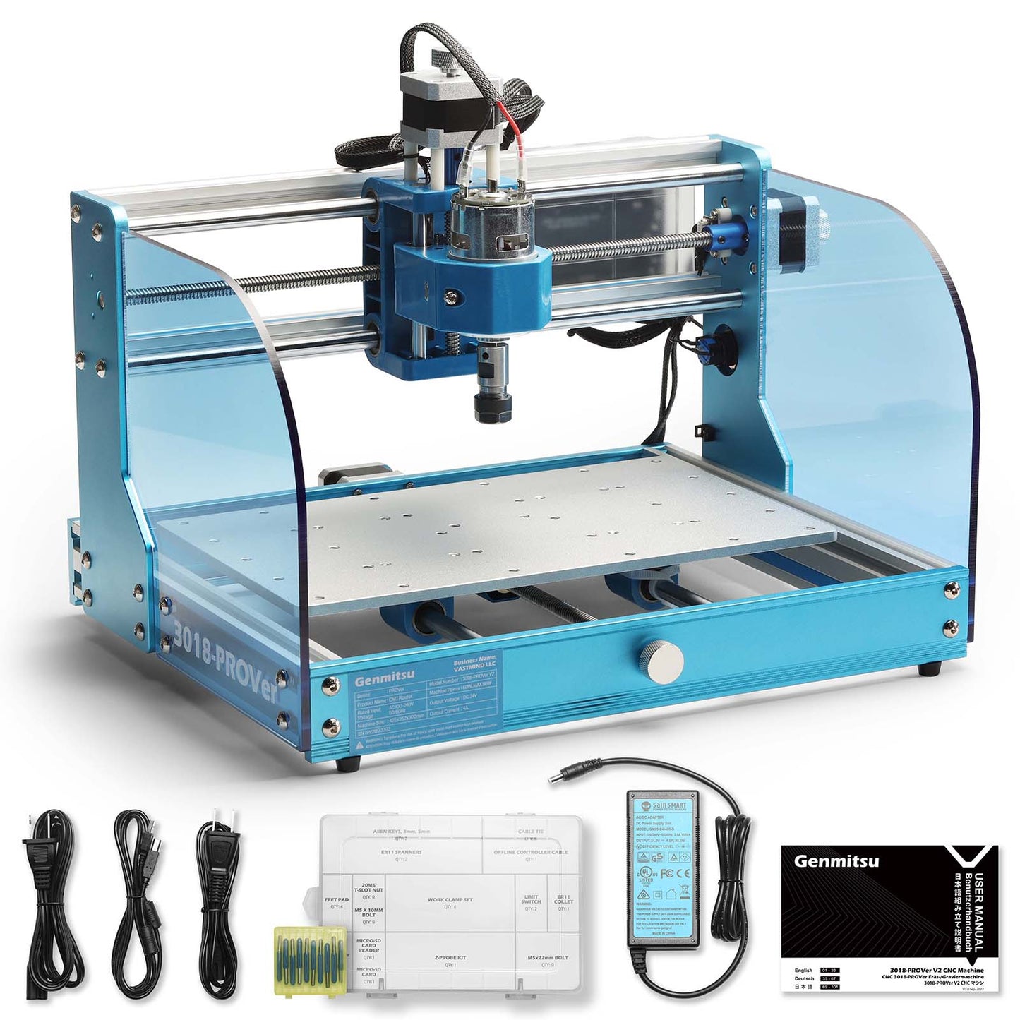 Genmitsu - 3018-PROVer V2 Desktop CNC Router Kit