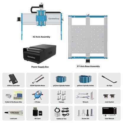 Genmitsu - 3030-PROVer Ultra Desktop CNC Router Kit - High Precision Metalworkingn