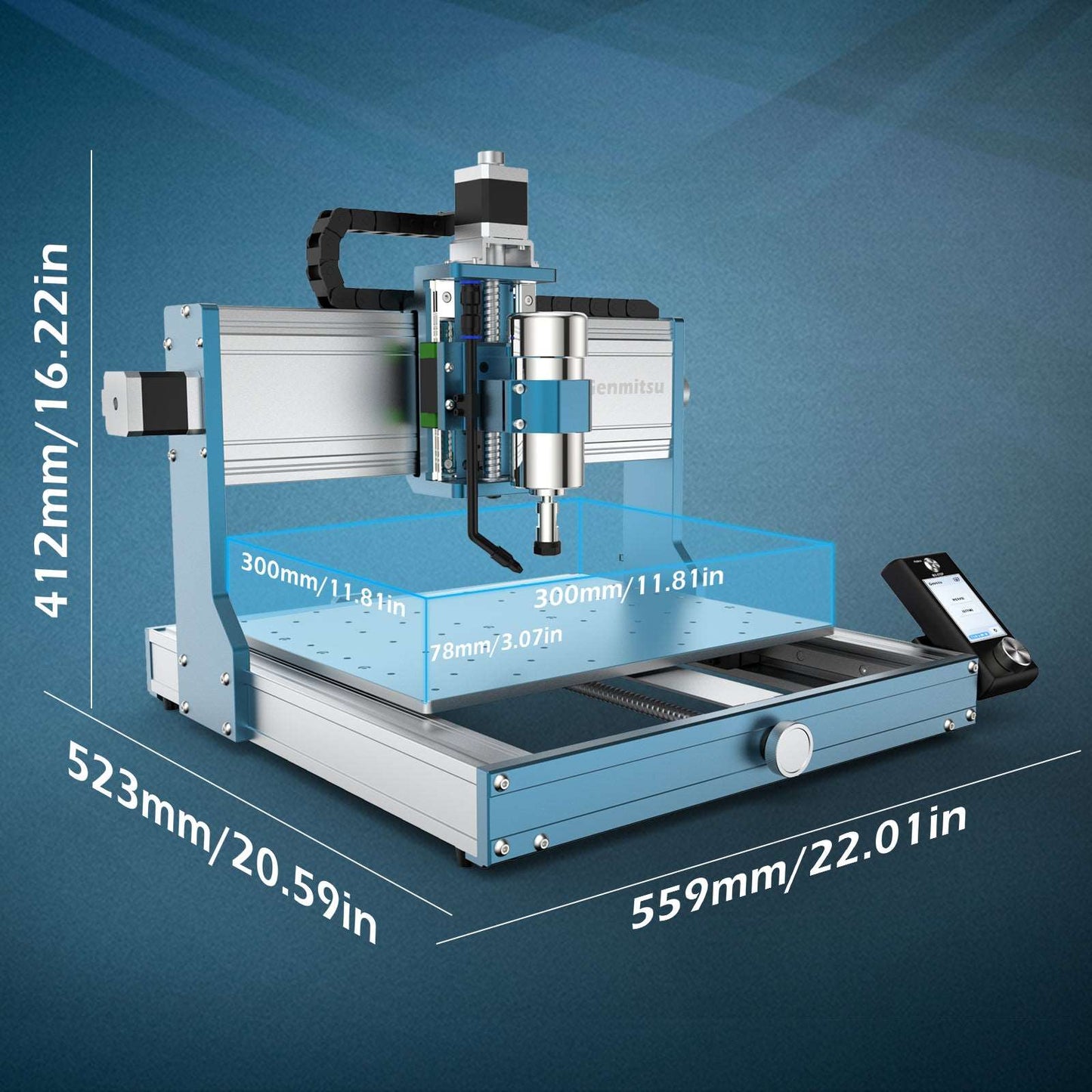 Genmitsu - 3030-PROVer Ultra Desktop CNC Router Kit - High Precision Metalworkingn