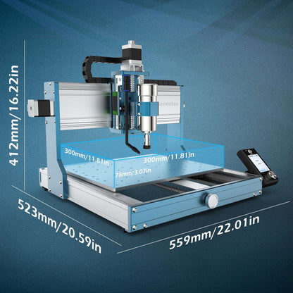 Genmitsu - 3030-PROVer Ultra Desktop CNC Router Kit - High Precision Metalworkingn