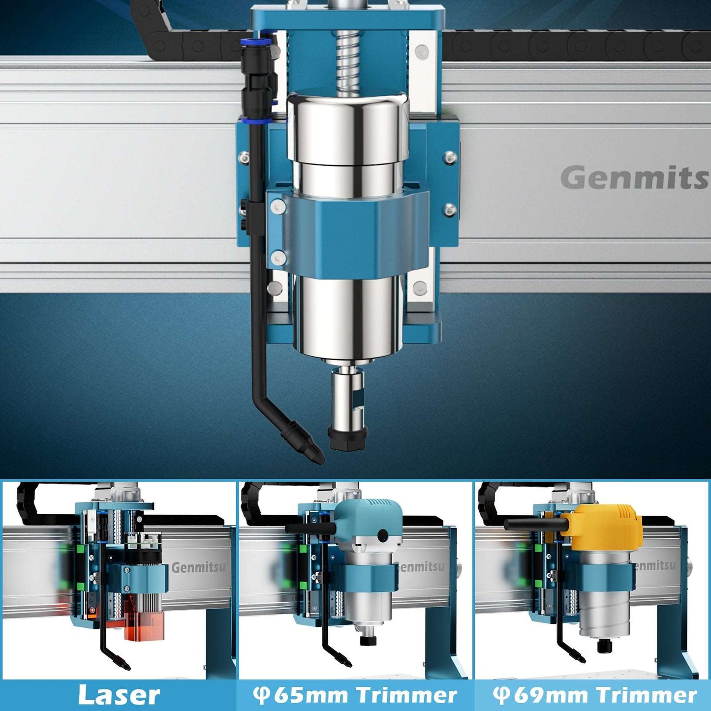Genmitsu - 3030-PROVer Ultra Desktop CNC Router Kit - High Precision Metalworkingn