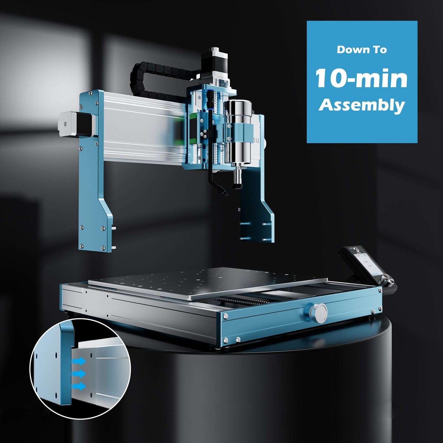 Genmitsu - 3030-PROVer Ultra Desktop CNC Router Kit - High Precision Metalworkingn