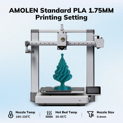 Amolen - PLA Basic Variety Pack (4 x 250g), 1.75mm