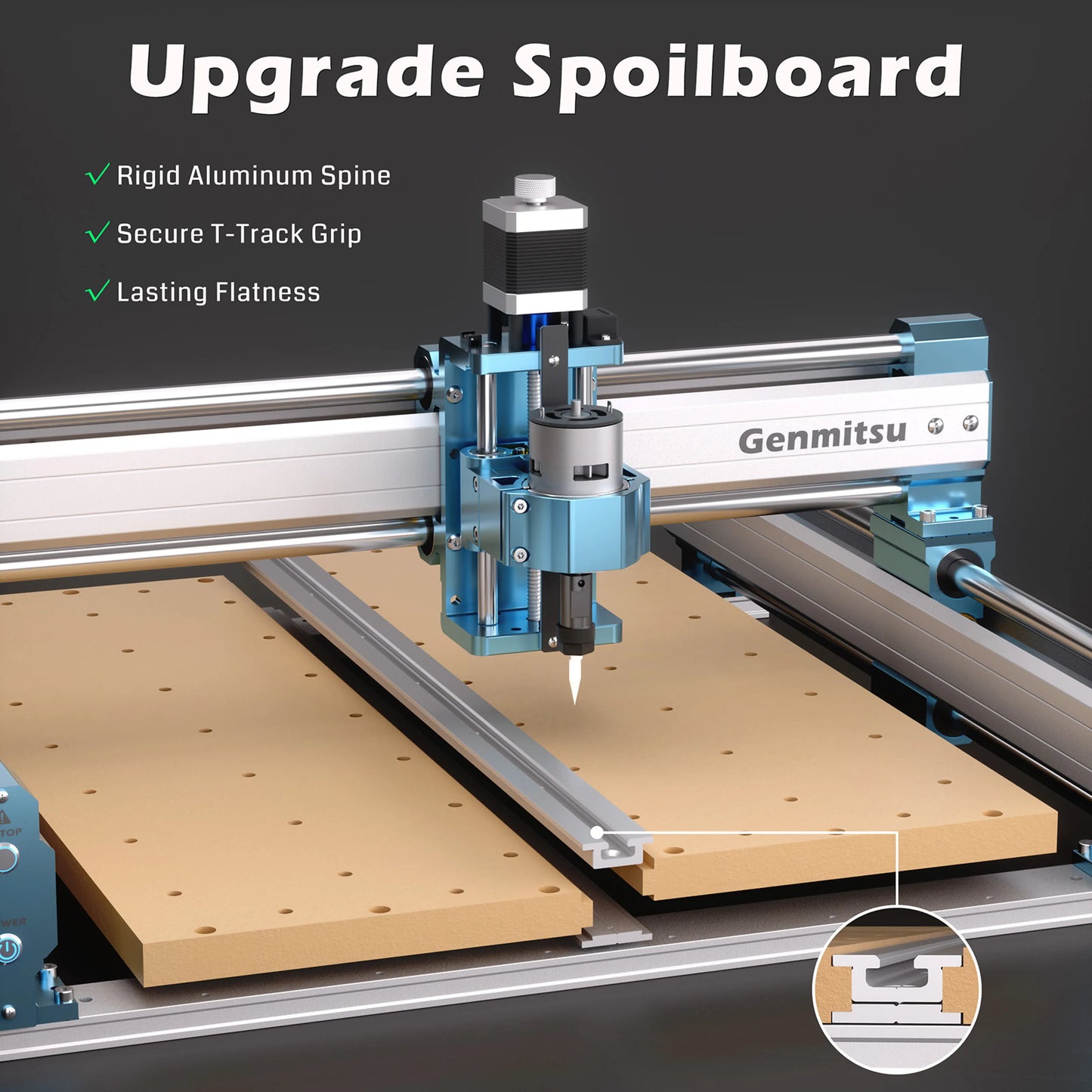 Genmitsu - 4040-PRO Desktop CNC Router Machine for Carving and Cutting
