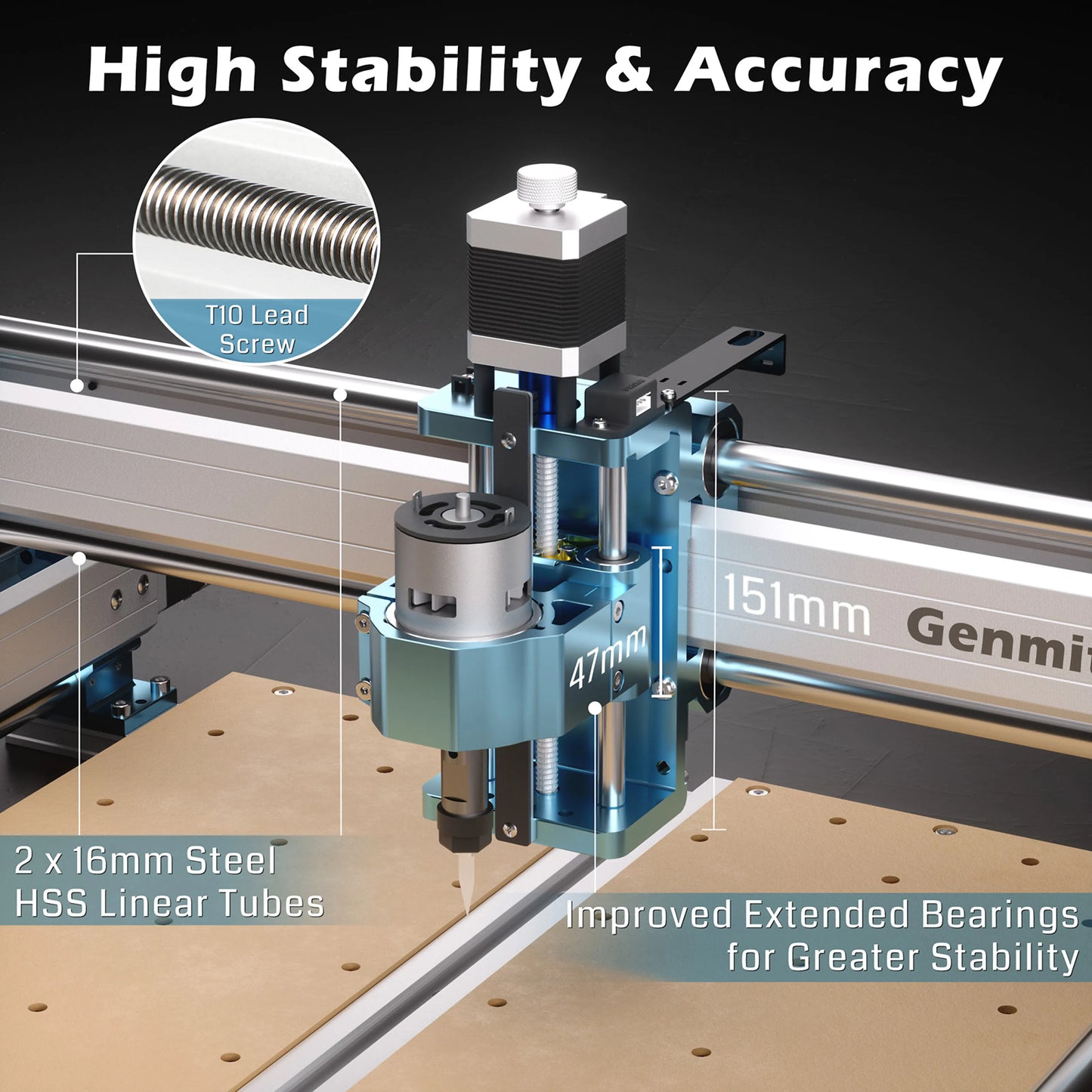 Genmitsu - 4040-PRO Desktop CNC Router Machine for Carving and Cutting