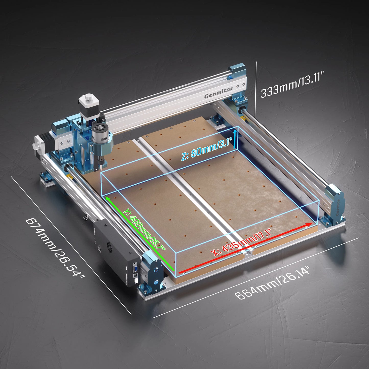 Genmitsu - 4040-PRO Desktop CNC Router Machine for Carving and Cutting